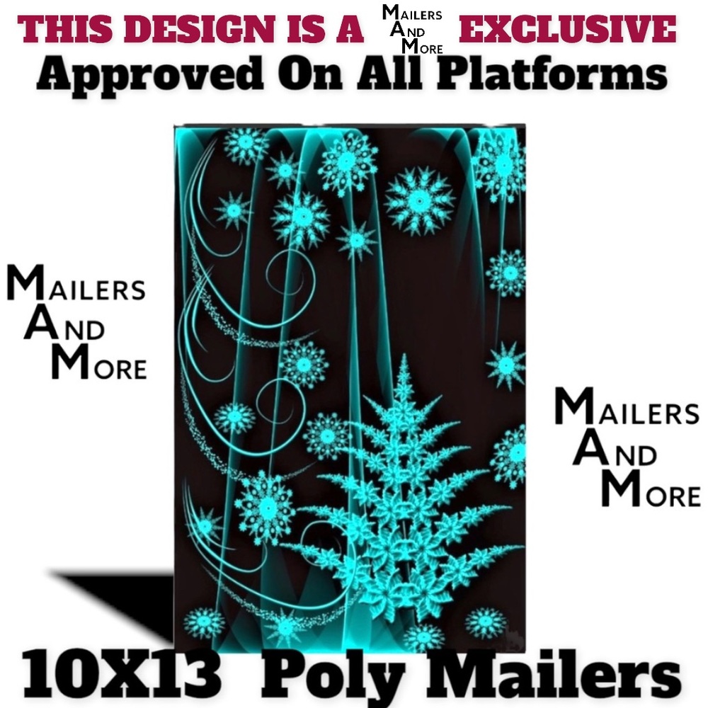 25 10X13 Emerald Tree Poly Mailer PRICE IS FIRM - Picture 6 of 8